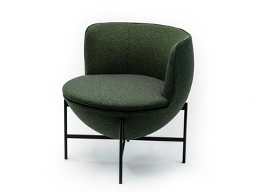 CALICE - Upholstered fabric easy chair by La Manufacture - view 2